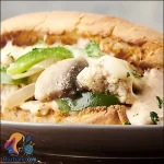 طرز تهیه ساندویچ مرغ و قارچ خانگی با دستور آسان و مجلسی