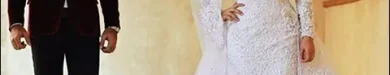 مدل لباس عروس با حجاب شيک و پوشيده عربي