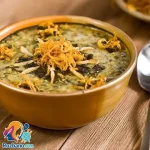 آموزش آش شوید باقلا با باقلا سبز و شوید تازه