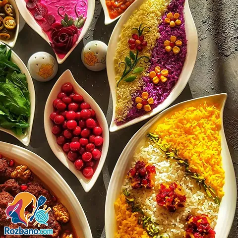 جدیدترین روش های تزیین انواع خورش برای سفره آرایی