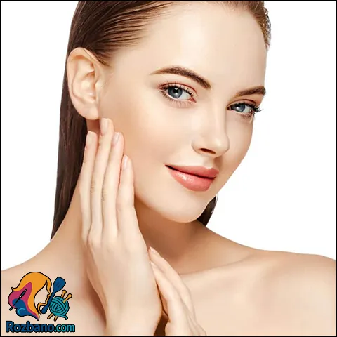 تصویر پوست صاف و براق بدون آرایش