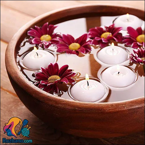 آموزش ابتدایی شمع سازی و روش ساخت شمع شناور - primary education candles 03