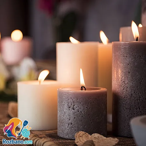 کاربرد شمع در خانه برای دکور آرامش و انرژی مثبت