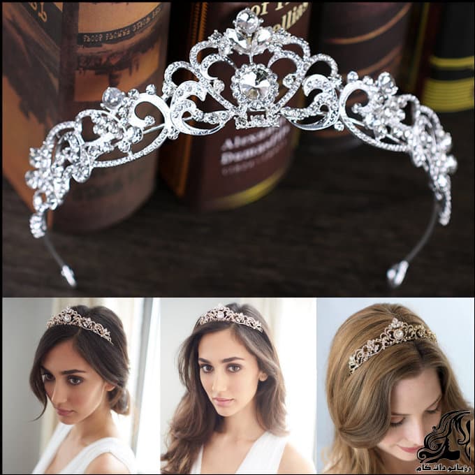 مدل تاج عروس جدید و شیک برای استایل خاص عروسی