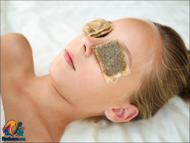 استفاده از چای برای رفع خستگی چشم