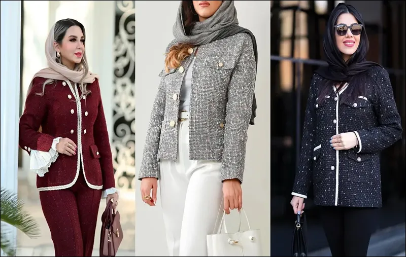 انواع مدل مانتو جدید - مدل مانتو با پارچه ی شنل