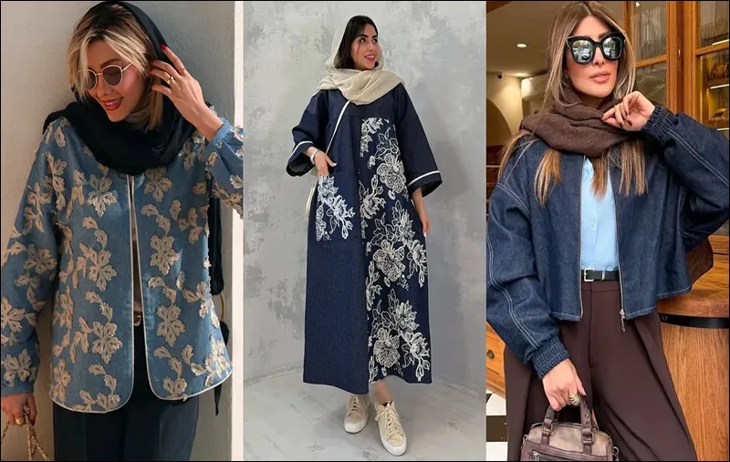 انواع مدل مانتو جدید - مدل مانتو جین