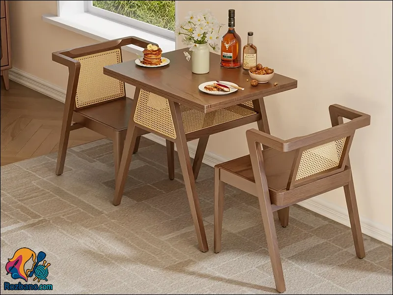 مدل میز و صندلی ناهار خوری کم جا و لوکس