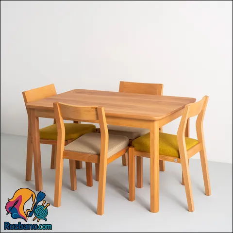 مدل میز و صندلی ناهار خوری کم جا و لوکس