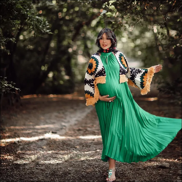 انواع مدل لباس مجلسی بارداری شیک و جدید