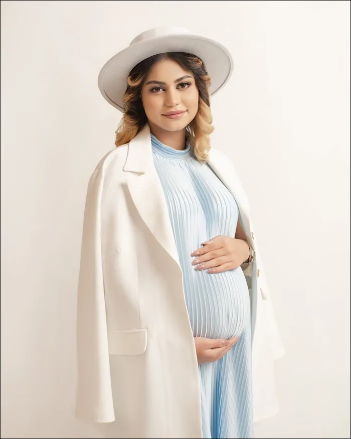 انواع مدل لباس مجلسی بارداری شیک و جدید