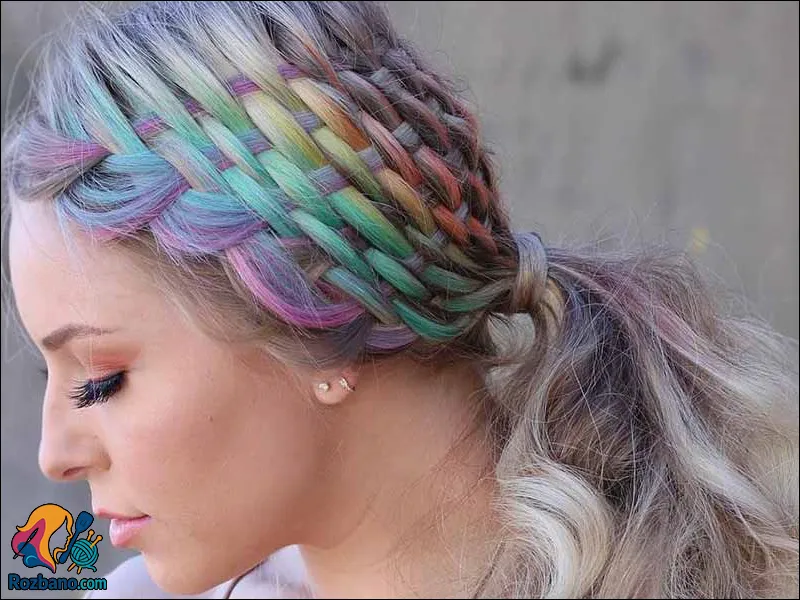 مدل بافت مو جدید - مدل بافت موی حصیری