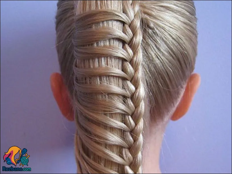 مدل بافت مو جدید - بافت موی نردبانی