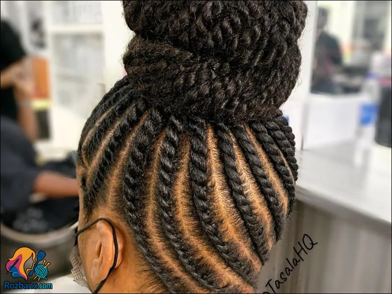 مدل بافت مو جدید - بافت موی مکزیکی گوجه ای