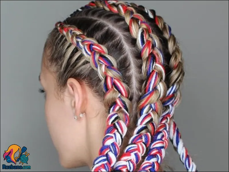 مدل بافت مو جدید - بافت موی زیبا با کاموا