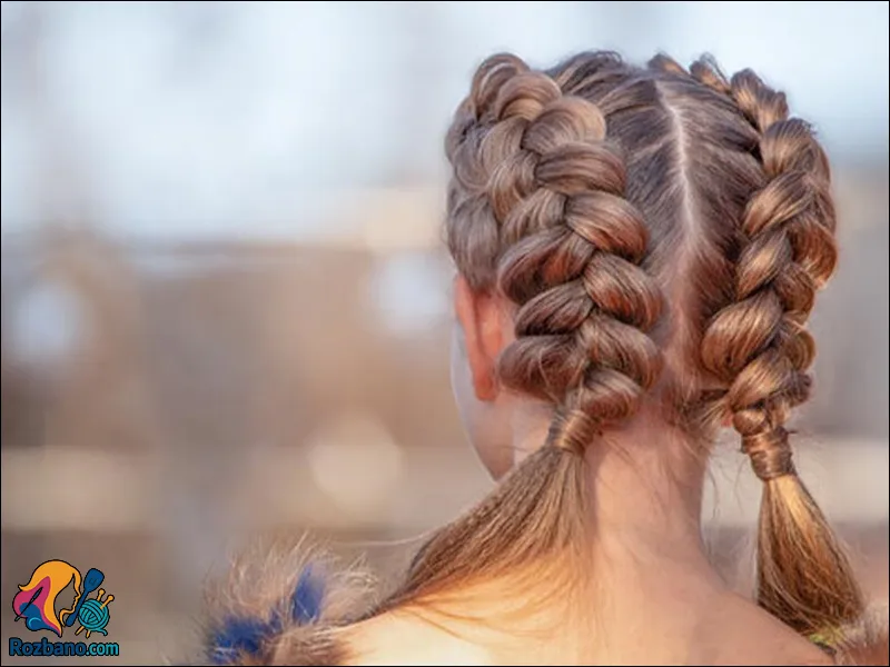 مدل بافت مو جدید - بافت موی هلندی دو طرفه