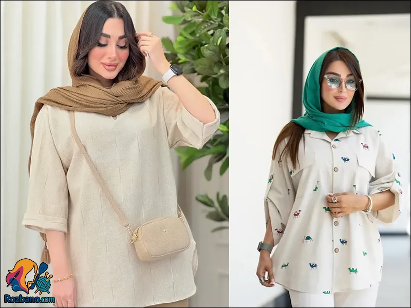 مدل مانتو بهاری شیک و ترند - مانتو بهاری مدل مانتو اسپرت