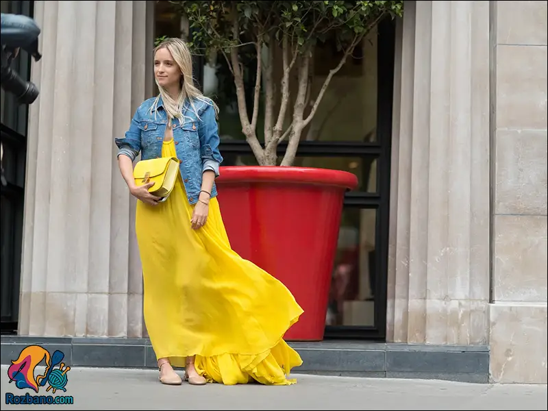 ترکیب رنگ لباس تابستانی - زرد لیمویی، انرژی و درخشش تابستان