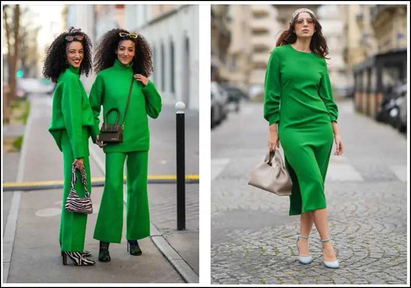 ترکیب رنگ لباس تابستانی - سبز نعنایی، حس طراوت و تازگی