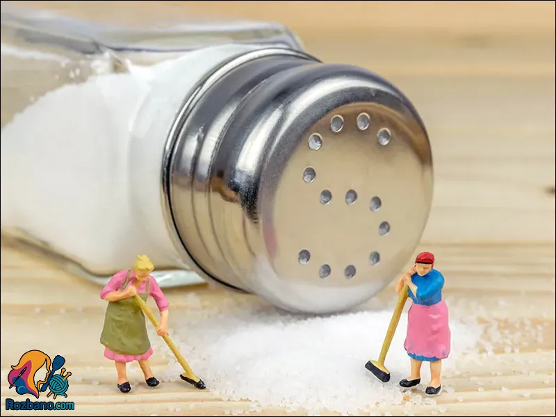 کاربرد نمک در خانه و روش های خانگی و ارزان