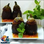 دستور گراتن بادمجان دلمه ای مخصوص پیش غذا