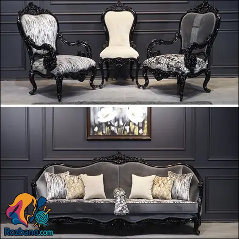 ایده های انتخاب مبلمان کلاسیک راحتی شیک