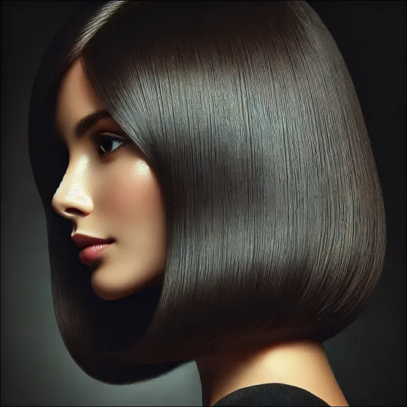 مدل مو جدید دخترانه و زنانه - مدل موی چتری مایل Side Swept Bangs