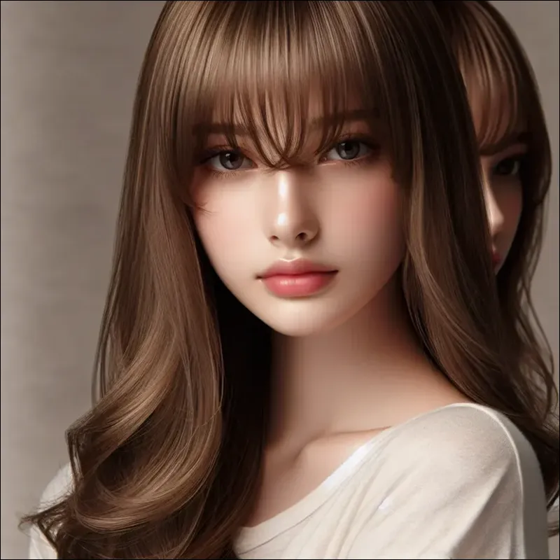 مدل مو جدید دخترانه و زنانه - مدل موی چتری کامل Full Bangs