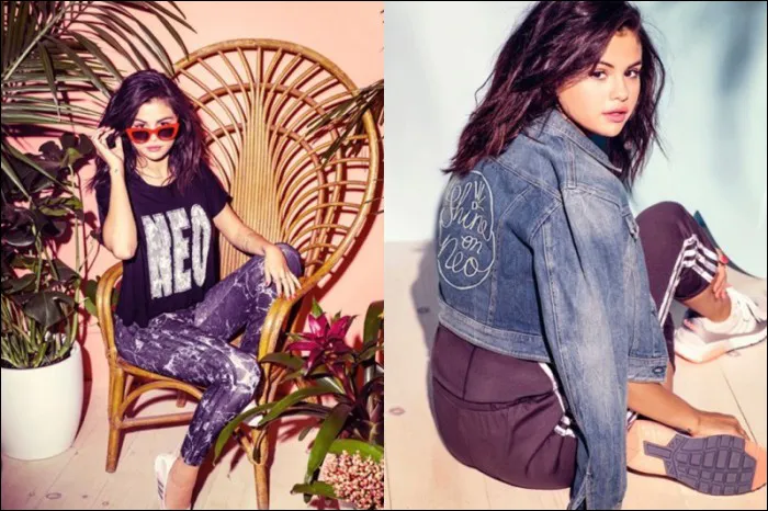 مدل لباس اسپرت سلنا گومز برند آدیداس دخترانه شیک