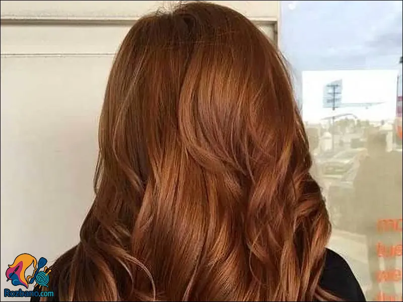 آموزش ترکیب رنگ مو - ترکیب رنگ مو دارچینی