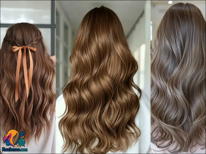 آموزش ترکیب رنگ مو - ترکیب رنگ مو نسکافه ای