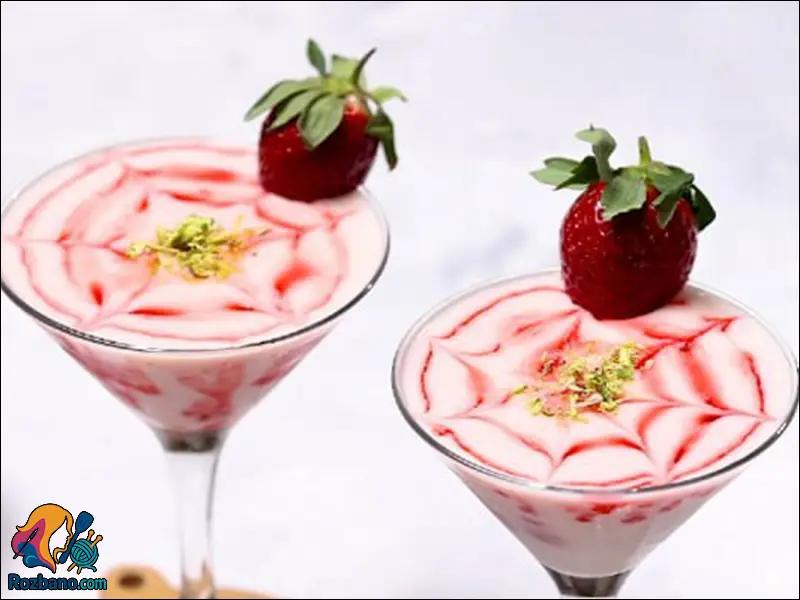 آموزش طرز تهیه فرنی بستنی ساده و قالبی