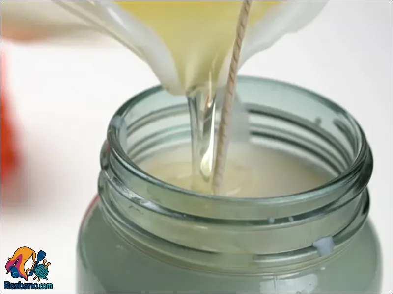ساخت شمع معطر خانگی با موم سویا و روغن معطر