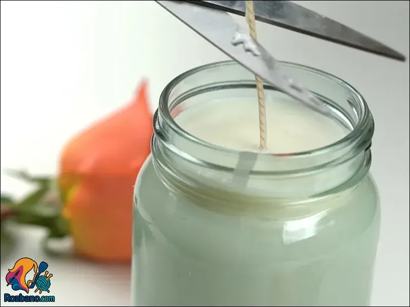 ساخت شمع معطر خانگی با موم سویا و روغن معطر
