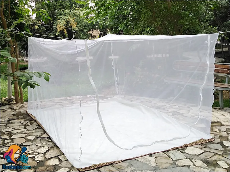 دکوراسیون سنتی ایرانی در خانه های مدرن - پشه بند روی پشت بام