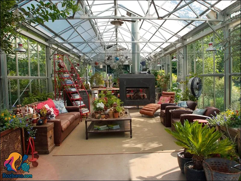 دکوراسیون سنتی ایرانی در خانه های مدرن - گلخانه های خانگی ایرانی