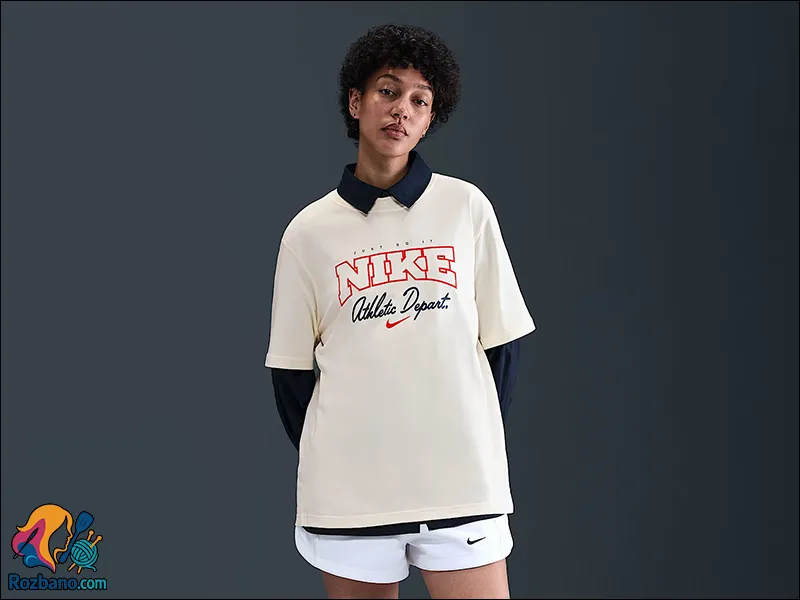 مدل تیشرت زنانه برند نایک جدید