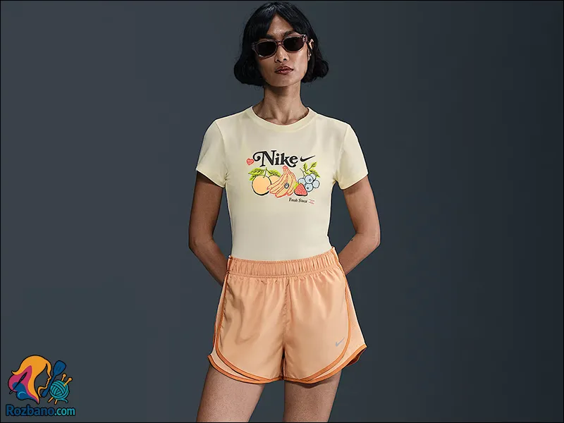 عکس تیشرت زنانه برند نایک ترند