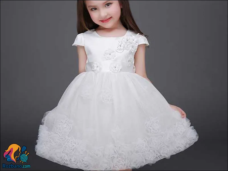 لباس مجلسی بچگانه دخترانه بلند برای جشن و مهمانی