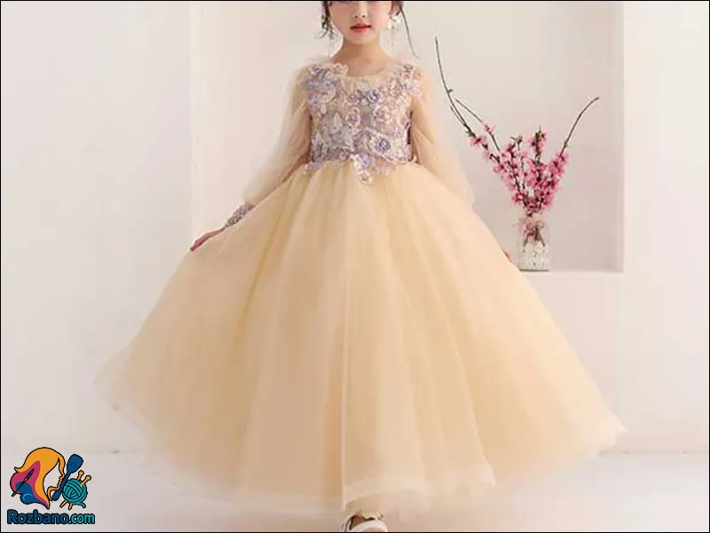 مدل لباس مجلسی بچگانه دخترانه