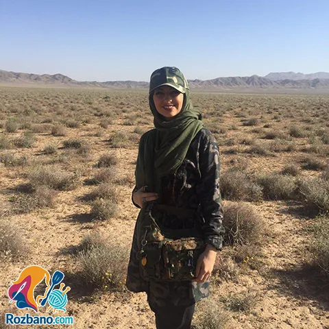 عکس جدید نفیسه روشن در میان کوه ها و گیاهان موته