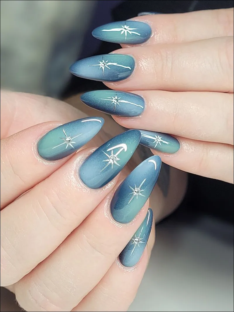ایده های طراحی ناخن صور فلکی برای خانم ها