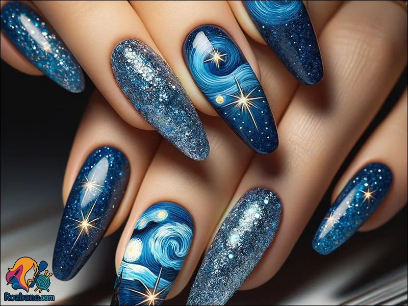 ایده های طراحی ناخن صور فلکی برای خانم ها