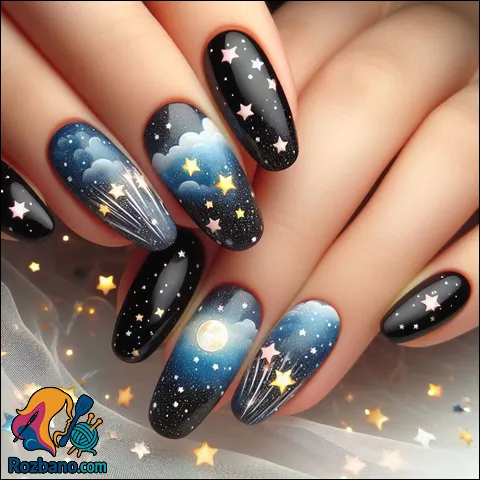 طراحی ناخن صور فلکی جدید با ایده های خلاقانه