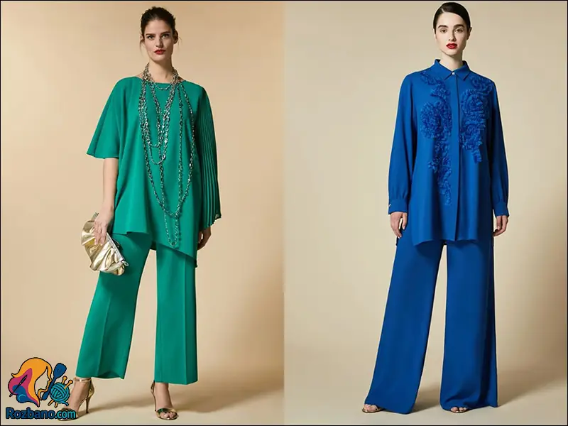 مدل های جدید تونیک زنانه - مدل تونیک ایرانی جدید با طراحی سنتی مدرن