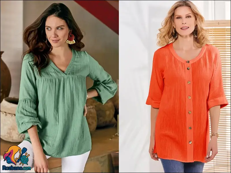 مدل های جدید تونیک زنانه - تونیک رنگی برای استایل جسورانه