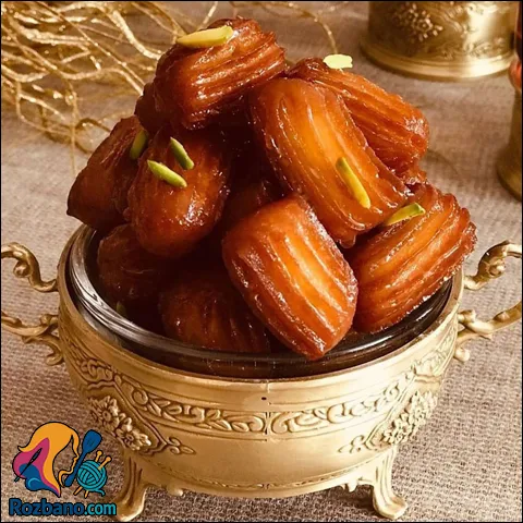 طرز تهیه بامیه قنادی خانگی خوشمزه و ترد برای رمضان