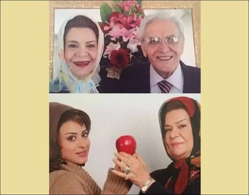 تصویر زهرا اویسی و خانواده هنرمندش