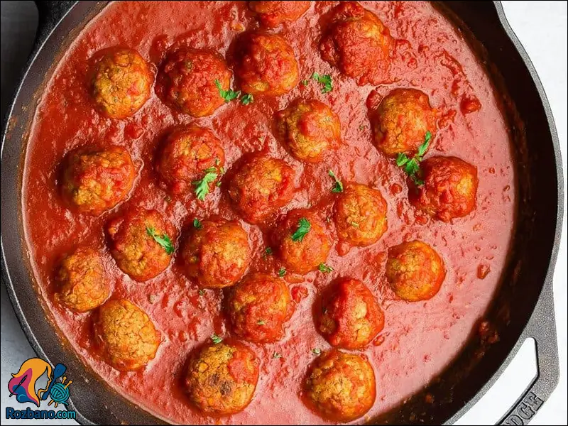 طرز تهیه کوفته قلقلی با سس ادویه دار مرحله به مرحله