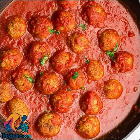 طرز تهیه کوفته قلقلی با سس ادویه دار خوشمزه